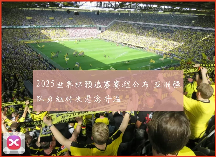 2025世界杯预选赛赛程公布 亚洲强队分组对决悬念升温